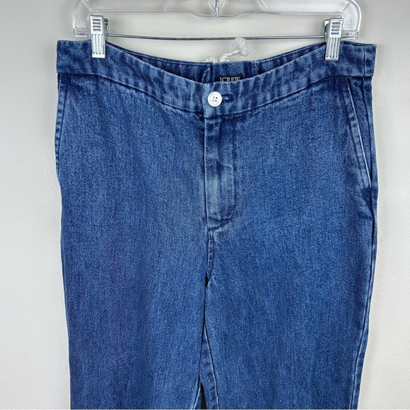 J. Crew Lace-up drapey wide-leg Jean mid-rise rope tie back nautical size: 30 - Picture 3 of 12
